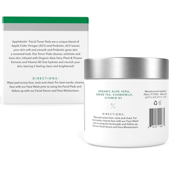 Facial Toner Pads with Aloe - Picture 3 of 6